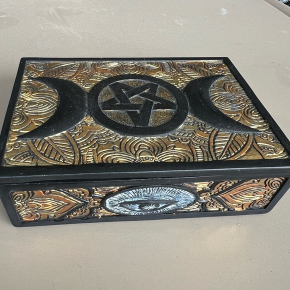 Other - Decorative Black and Gold Box